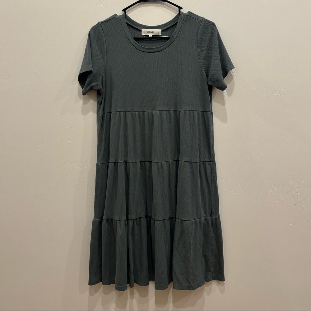Green babydoll dress